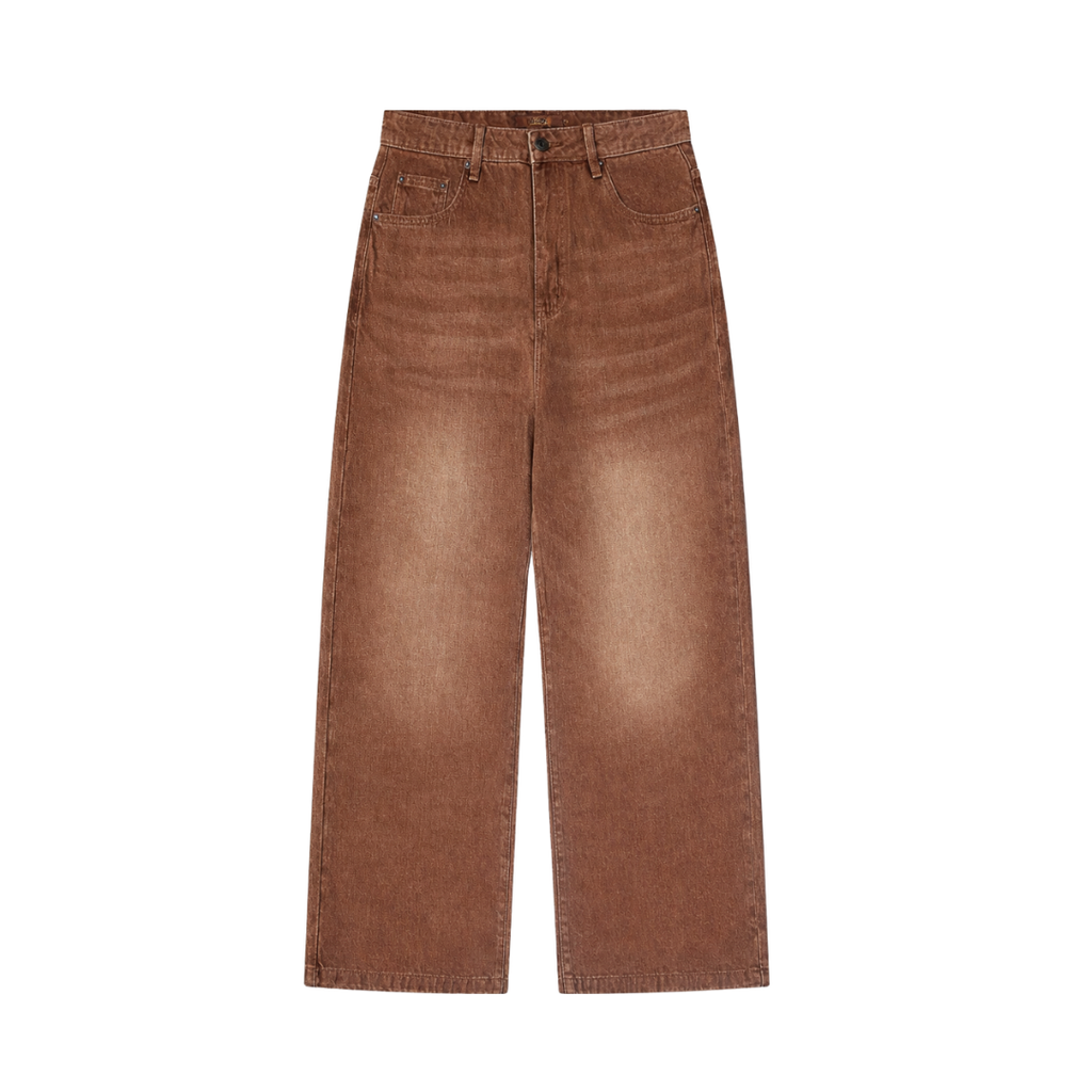 Faded Brown Denims