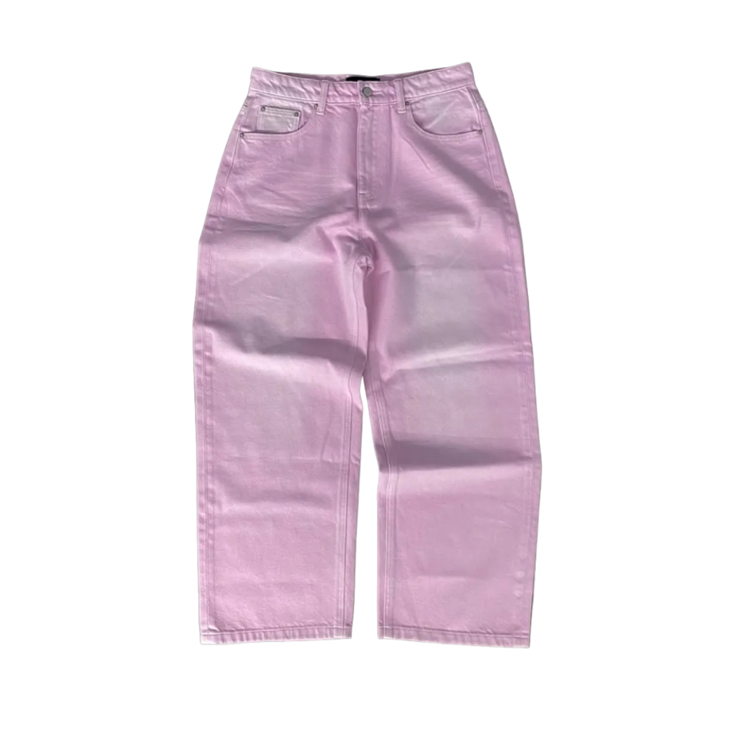 Pink Faded Denims