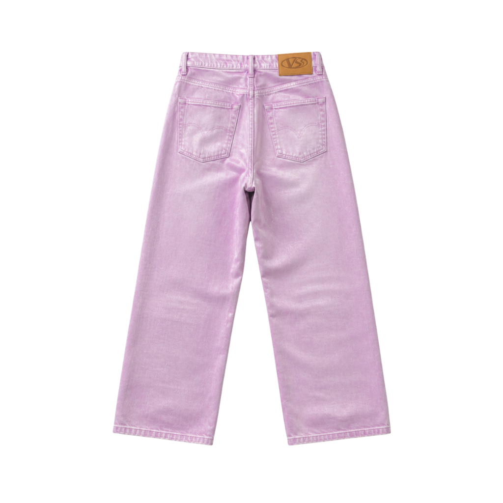 Pink Faded Denims